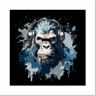 Jammin' Gorilla Posters and Art